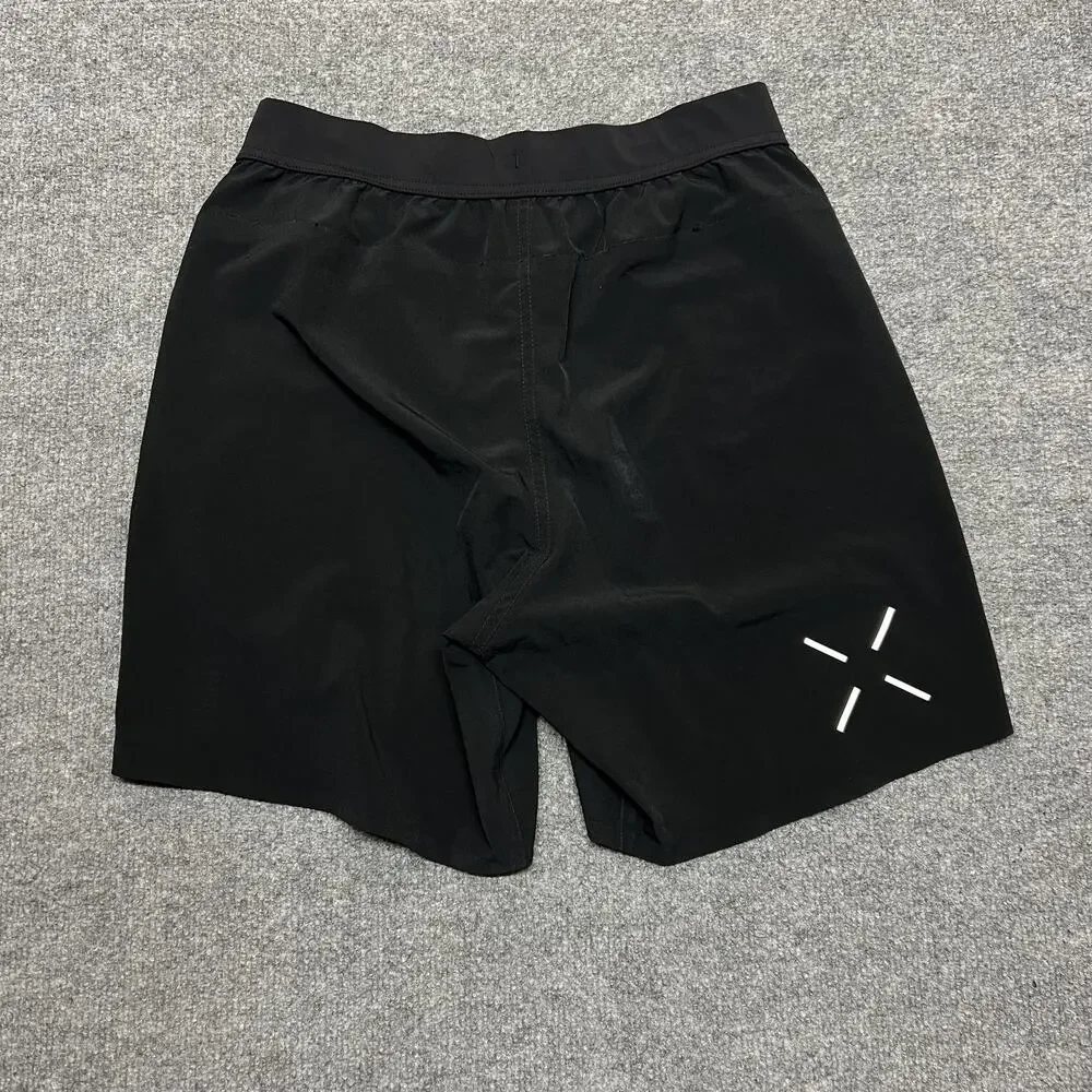 Ten Thousand Interval Shorts Mens Small Black 7 Inseam Running Training Gym